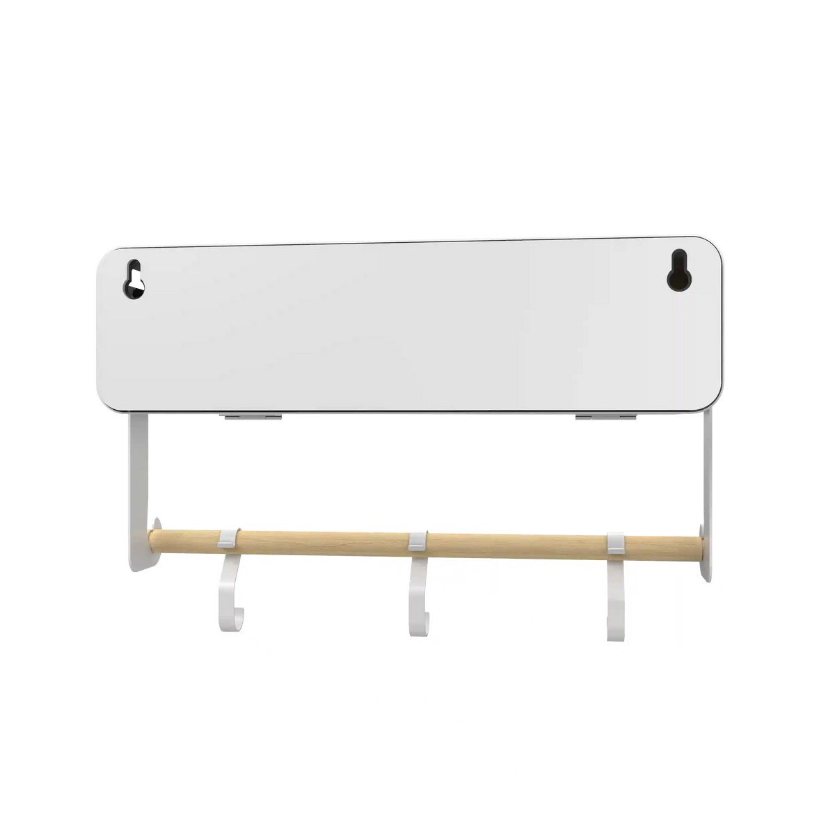 White Hanging / Magnetic Rack System-Shelf W/ Door