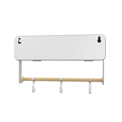 White Hanging / Magnetic Rack System-Shelf W/ Door