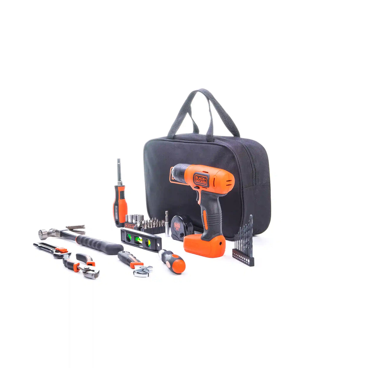 8V Drill & Home Tool Kit, 57 Piece