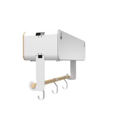 White Hanging / Magnetic Rack System-Shelf W/ Door