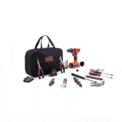 20V MAX* POWERCONNECT™ Cordless Drill/Driver With 68-Piece Project Kit and Tool Bag, Battery and Charger Included