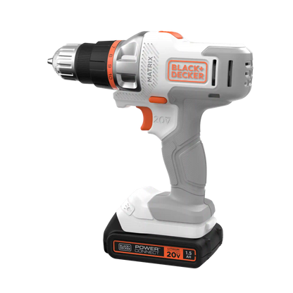 20V MAX *POWERCONNECT™ MATRIX™ Cordless Drill/Driver Kit, Battery and Charger Included (White)