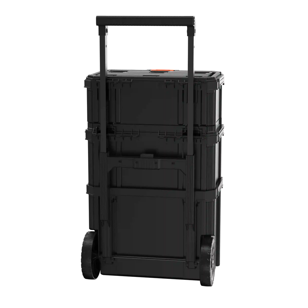 Stackable Storage System - 3 Piece Set (Small, Deep Toolbox, and Rolling Tote)