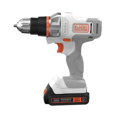 20V MAX *POWERCONNECT™ MATRIX™ Cordless Drill/Driver Kit, Battery and Charger Included (White)