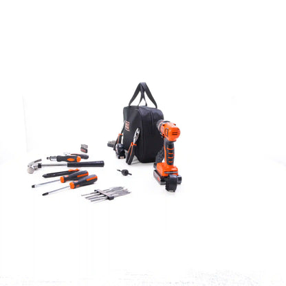 20V MAX* POWERCONNECT™ Cordless Drill/Driver With 68-Piece Project Kit and Tool Bag, Battery and Charger Included