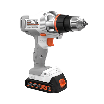 20V MAX *POWERCONNECT™ MATRIX™ Cordless Drill/Driver Kit, Battery and Charger Included (White)
