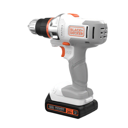 20V MAX *POWERCONNECT™ MATRIX™ Cordless Drill/Driver Kit, Battery and Charger Included (White)