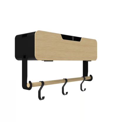 Hanging / Magnetic Rack System - Shelf With Door W/Brackets (T)