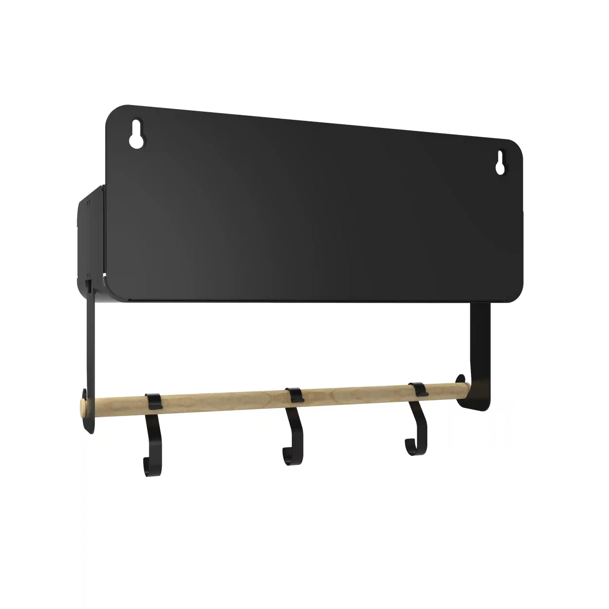 Black Hanging / Magnetic Rack System-Shelf W/Brackets