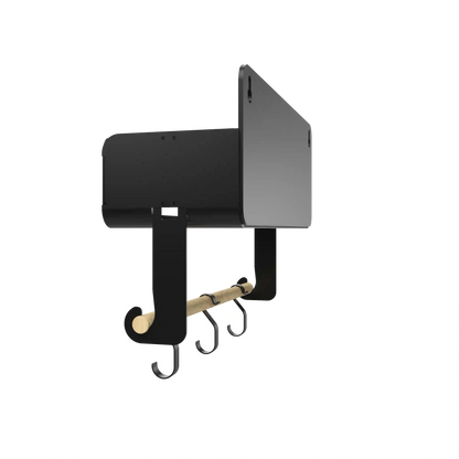 Black Hanging / Magnetic Rack System-Shelf W/Brackets