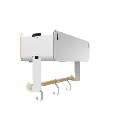 White Hanging / Magnetic Rack System-Shelf W/ Door