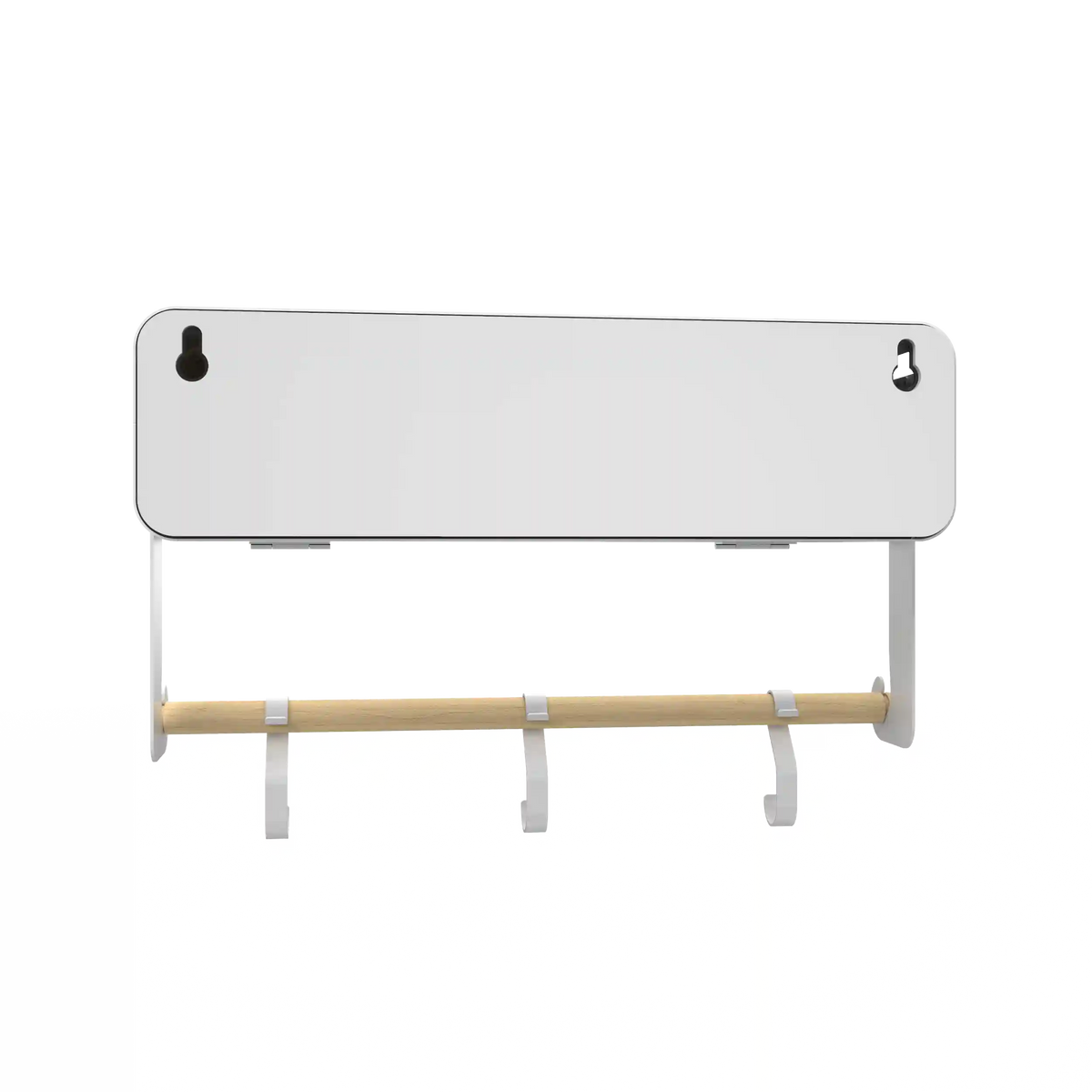 White Hanging / Magnetic Rack System-Shelf W/ Door