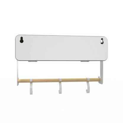White Hanging / Magnetic Rack System-Shelf W/ Door