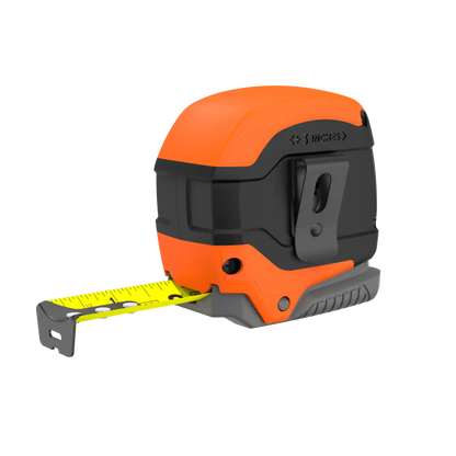 Tape Measure, Grip Release, Autolock & Self Lock, 25-Foot