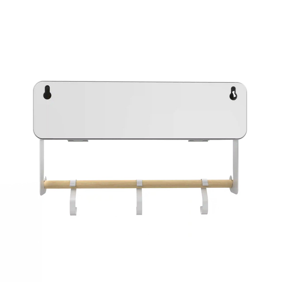 White Hanging / Magnetic Rack System-Shelf W/ Door