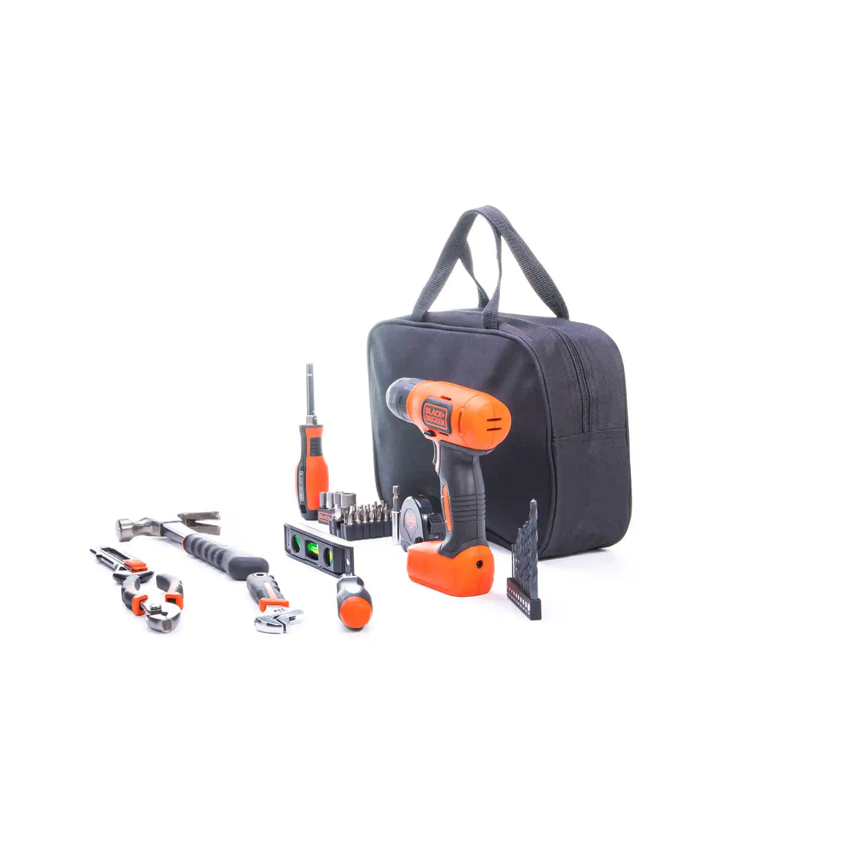 8V Drill & Home Tool Kit, 57 Piece