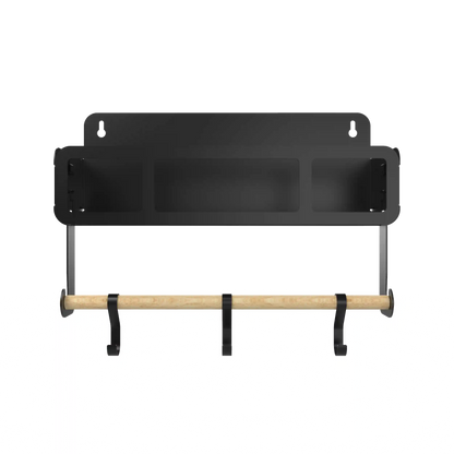 Black Hanging / Magnetic Rack System-Shelf W/Brackets