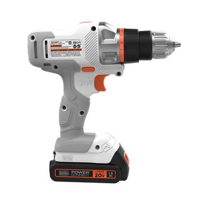 20V MAX *POWERCONNECT™ MATRIX™ Cordless Drill/Driver Kit, Battery and Charger Included (White)