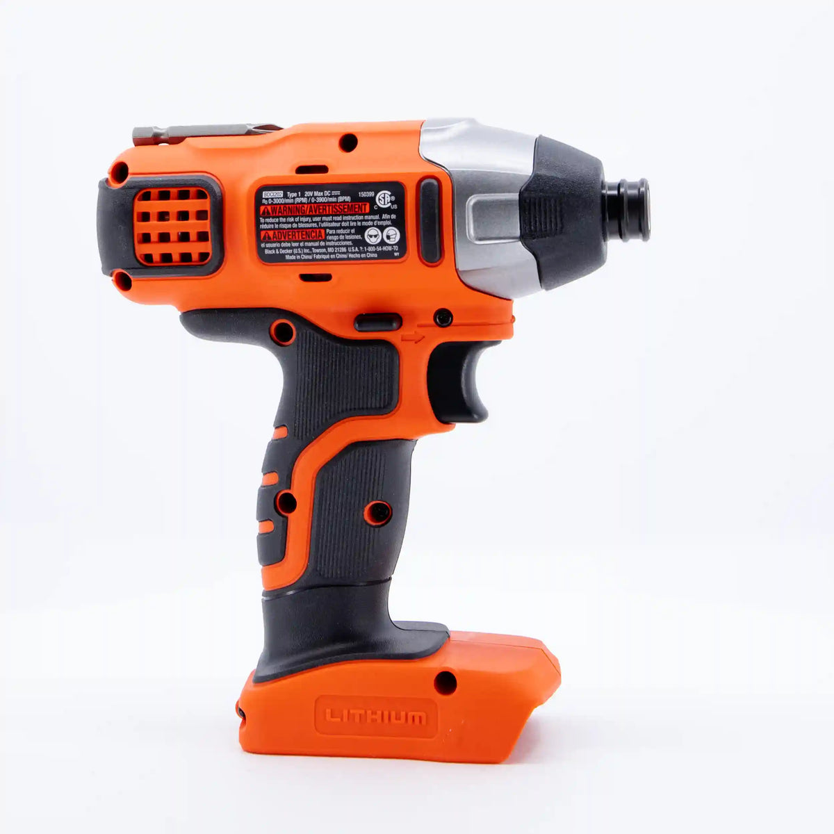 20V MAX* POWERCONNECT™ Cordless Impact Driver, Battery and Charger Not Included