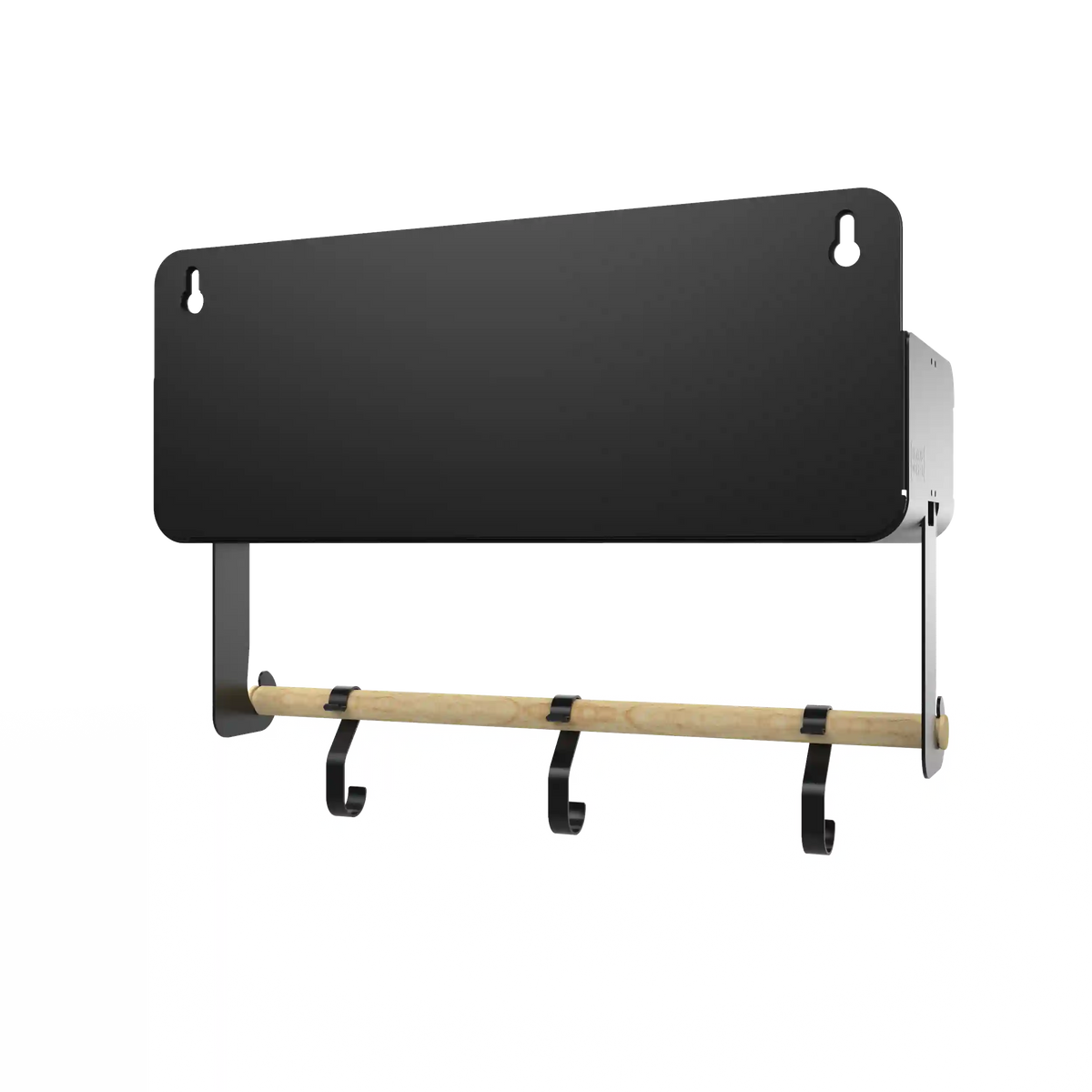 Black Hanging / Magnetic Rack System-Shelf W/Brackets