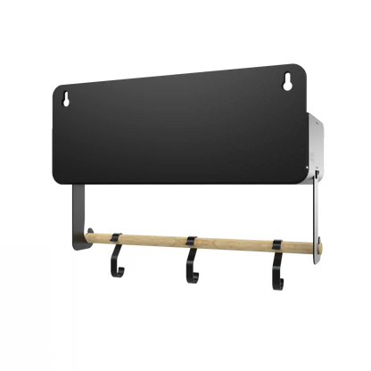 Black Hanging / Magnetic Rack System-Shelf W/Brackets