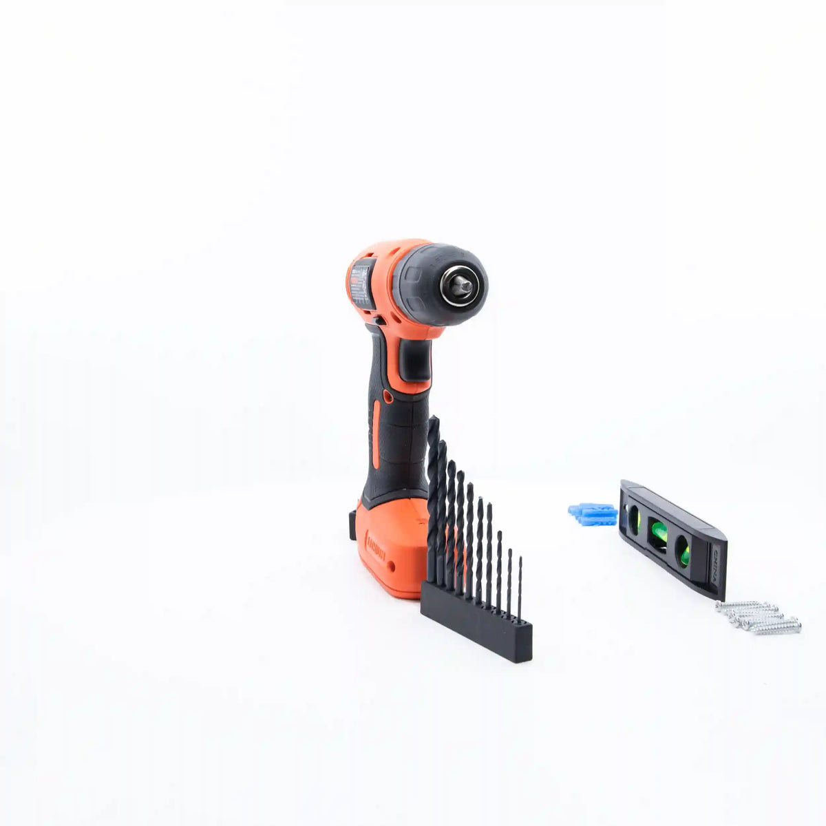 8V MAX* Cordless Drill + 43 Pc. Home Decor Project Kit