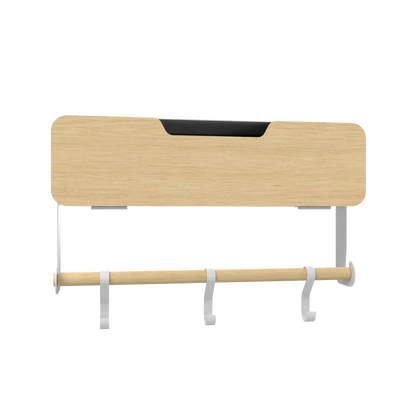 White Hanging / Magnetic Rack System-Shelf W/ Door