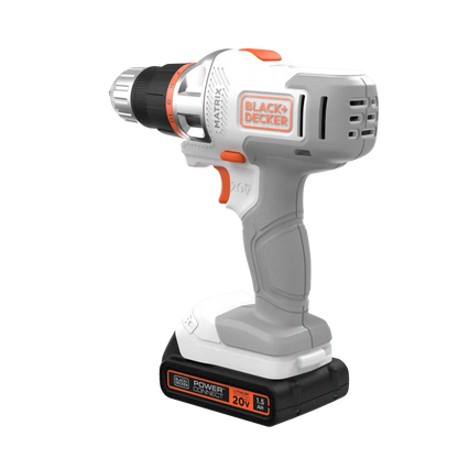 20V MAX *POWERCONNECT™ MATRIX™ Cordless Drill/Driver Kit, Battery and Charger Included (White)