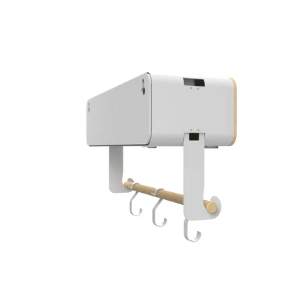 White Hanging / Magnetic Rack System-Shelf W/ Door