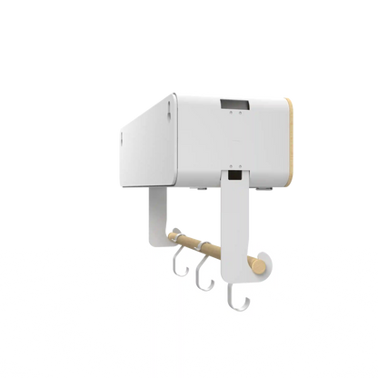 White Hanging / Magnetic Rack System-Shelf W/ Door