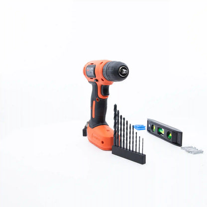8V MAX* Cordless Drill + 43 Pc. Home Decor Project Kit