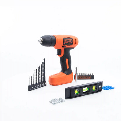 8V MAX* Cordless Drill + 43 Pc. Home Decor Project Kit
