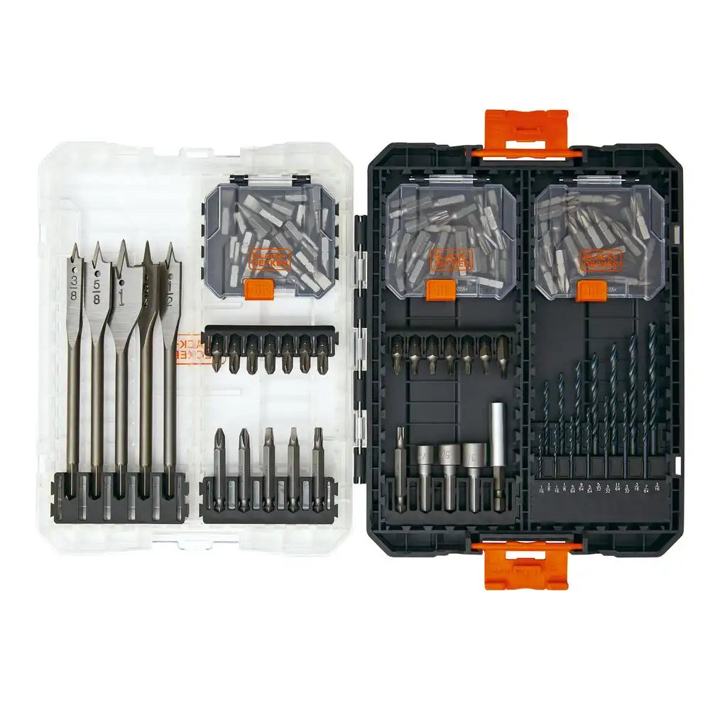 Screwdriver Bit Set and Drill Bit Set, 130-Piece