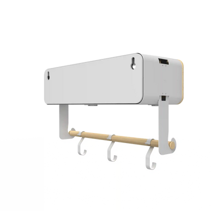 White Hanging / Magnetic Rack System-Shelf W/ Door