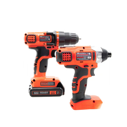 20V MAX* POWERCONNECT™ Cordless Drill and Impact Driver Combo Kit, Battery and Charger Included