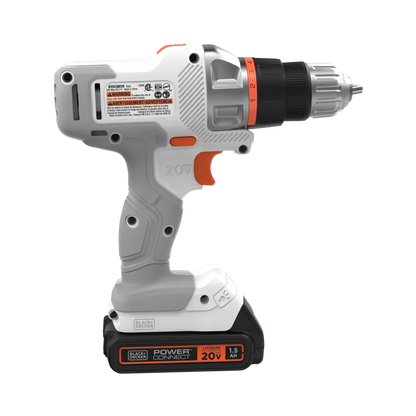 20V MAX *POWERCONNECT™ MATRIX™ Cordless Drill/Driver Kit, Battery and Charger Included (White)