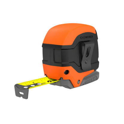 Tape Measure, Grip Release, Autolock & Self Lock, 25-Foot