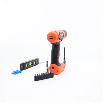 8V MAX* Cordless Drill + 43 Pc. Home Decor Project Kit