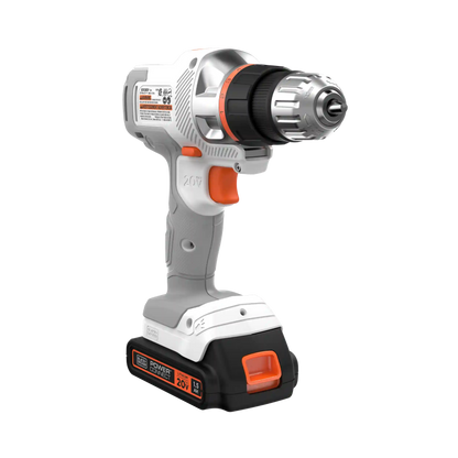 20V MAX *POWERCONNECT™ MATRIX™ Cordless Drill/Driver Kit, Battery and Charger Included (White)