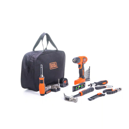 8V Drill & Home Tool Kit, 57 Piece