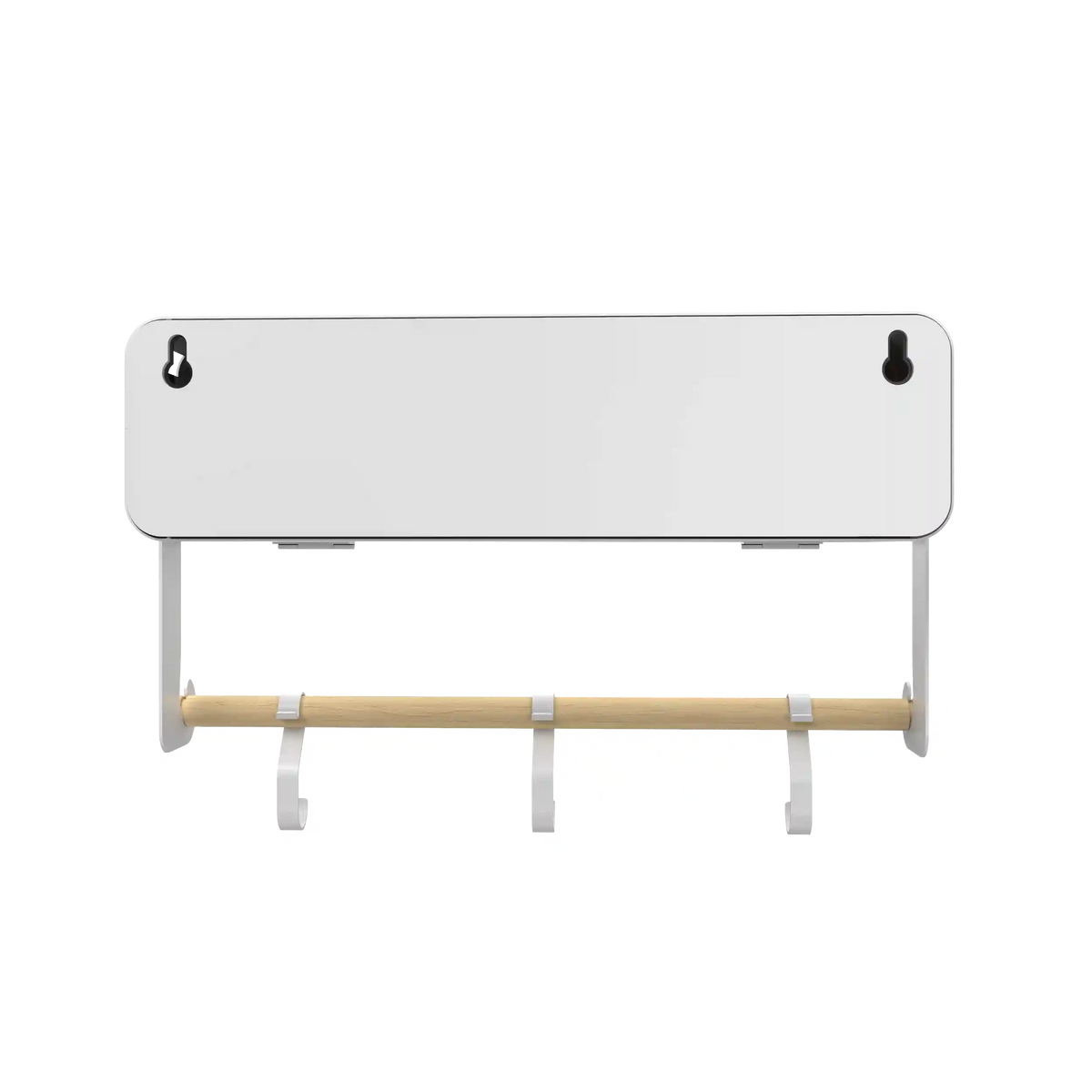 White Hanging / Magnetic Rack System-Shelf W/ Door