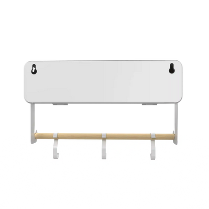 White Hanging / Magnetic Rack System-Shelf W/ Door