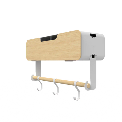 White Hanging / Magnetic Rack System-Shelf W/ Door