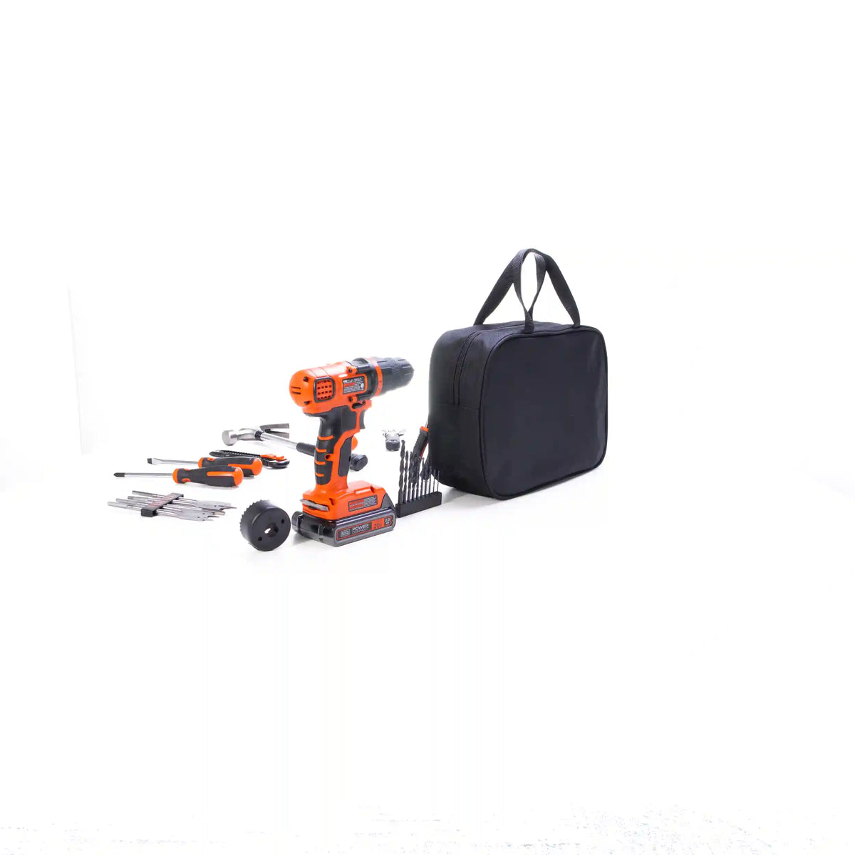 20V MAX* POWERCONNECT™ Cordless Drill/Driver With 68-Piece Project Kit and Tool Bag, Battery and Charger Included
