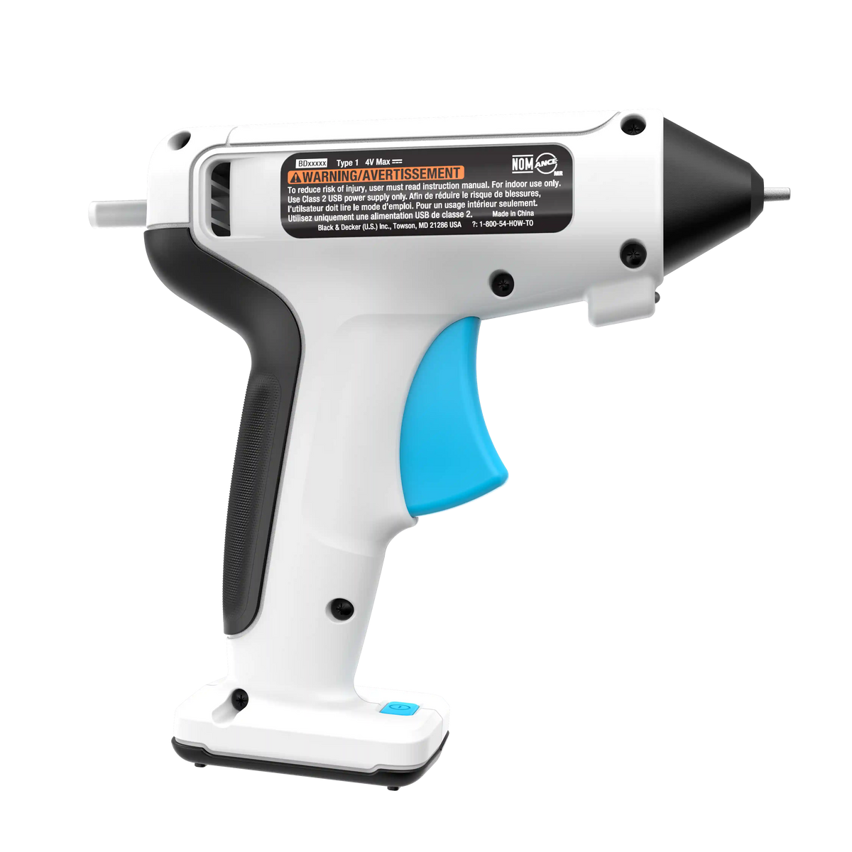 4V MAX* Cordless Glue Gun, USB Rechargeable