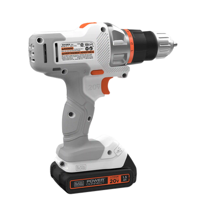 20V MAX *POWERCONNECT™ MATRIX™ Cordless Drill/Driver Kit, Battery and Charger Included (White)