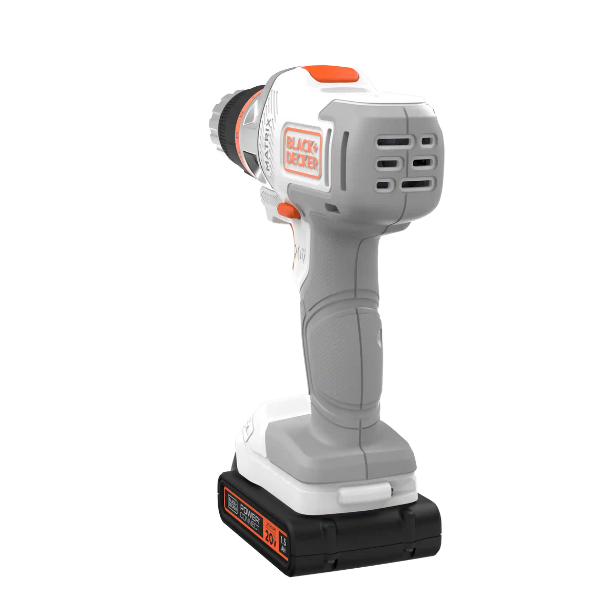 20V MAX *POWERCONNECT™ MATRIX™ Cordless Drill/Driver Kit, Battery and Charger Included (White)