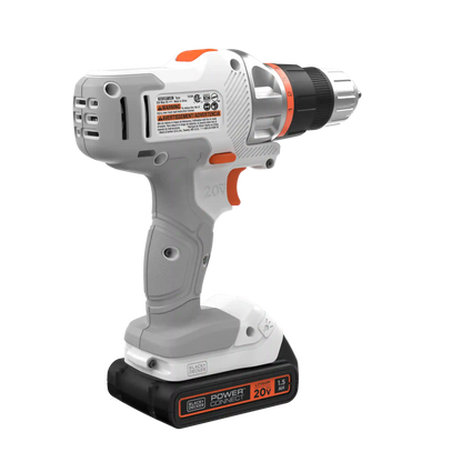 20V MAX *POWERCONNECT™ MATRIX™ Cordless Drill/Driver Kit, Battery and Charger Included (White)