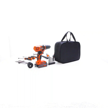 20V MAX* POWERCONNECT™ Cordless Drill/Driver With 68-Piece Project Kit and Tool Bag, Battery and Charger Included