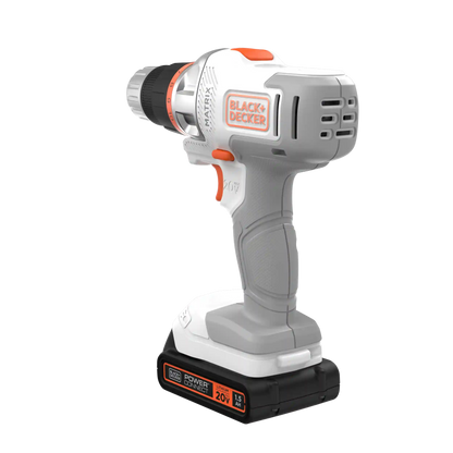 20V MAX *POWERCONNECT™ MATRIX™ Cordless Drill/Driver Kit, Battery and Charger Included (White)